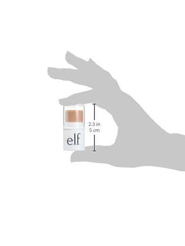 e.l.f. Bite-Size Lip Balm, Moisturizing Formula for Smoother & Softer Lips, Mini Tinted Chapstick, Coconut, 0.13 Oz