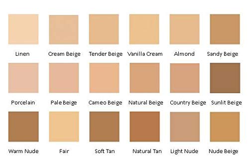 Jolie Liquid Powder Mineral Foundation, Super Silky Hydrating Oil-Free Makeup, SPF 15 Mineral Sunscreen & Primer - Vitamins A, C & E Antioxidants, For All Skin Types (Linen)