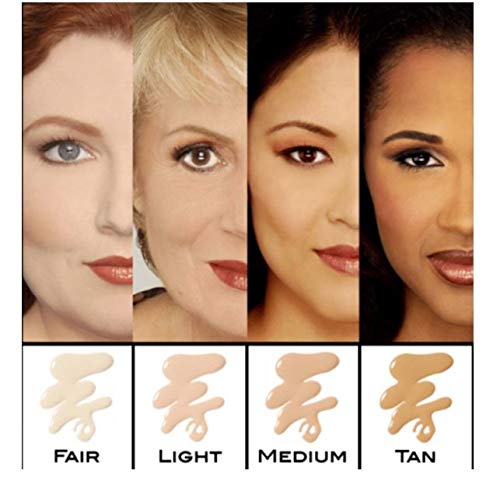 EVE PEARL HD Liquid Foundation Treatment Every Day Long Lasting Make Up Hydrates Aging Skin Fresh Natural Matte Cover Minerals Makeup (Tan)