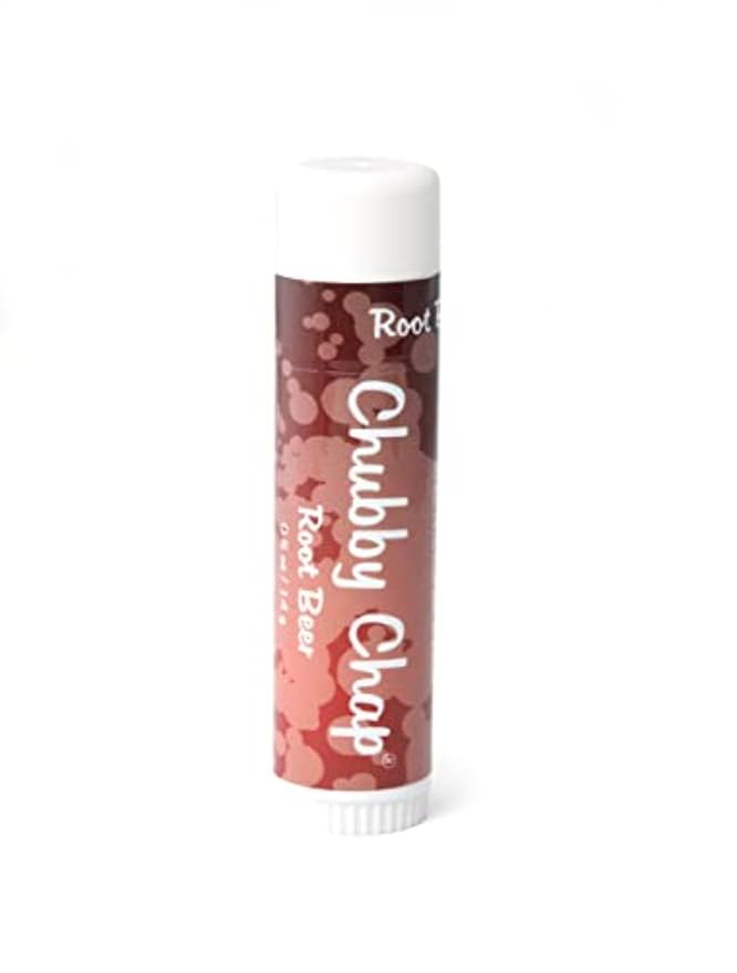Three (3x) Large Jumbo Chapstick Natural Chapstick - 1/2 Ounce Lip Balm (Rootbeer)