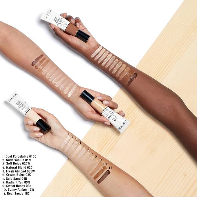 Lancôme Skin Feels Good Hydrating Tinted Moisturizer with SPF 23 - Oil-Free & Lightweight Foundation - Sheer Coverage with Healthy Glow Finish - 025W Soft Beige
