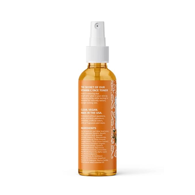 LilyAna Naturals Vitamin C Skincare Gift Set - Brightening and Anti-Aging Skin Care Products - Vitamin C Serum and Hyaluronic Acid - 5 Piece Set