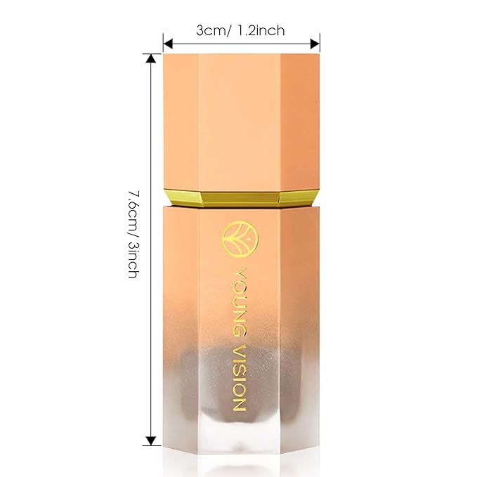 Liquid Contour Stick Makeup - Cream Face Contour Wand with Cushion Applicator, Natural Matte Long Lasting Creamy Bronzer Contour, Lightweight Silky Blendable (#02 SOFT TAN)