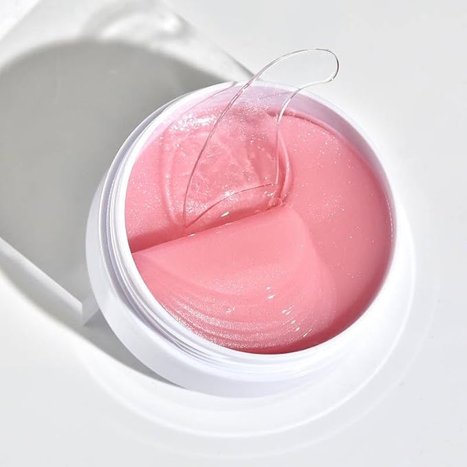 Nourishing Collagen & Peptide Under Eye Patches. With Vitamin E and Hyalauronic Acid. All Organic, Vegan and Paraben Free. (Black)