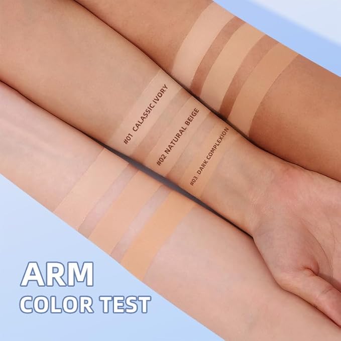 Oil Control Face Pressed Powder, Matte and Smooth Translucent Powder Setting Powder Makeup, Waterproof Long Lasting Finishing Face Powder, Cruelty-free(#02 NATURAL BEIGE)