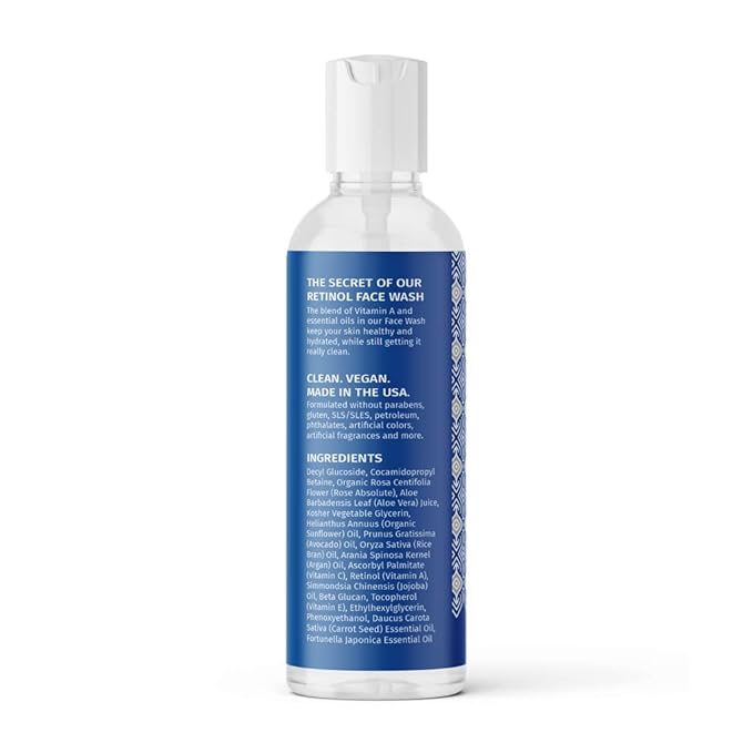 LilyAna Naturals Skin Care Set - Retinol Set with Face Wash, Eye Cream, Serum, and Retinol Cream - Skin Care Products