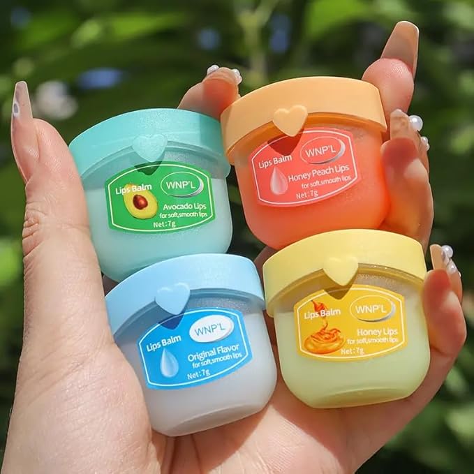 Moisturizing Lip Balm - Honey Peach Lips, 1 Count (Pack of 1)