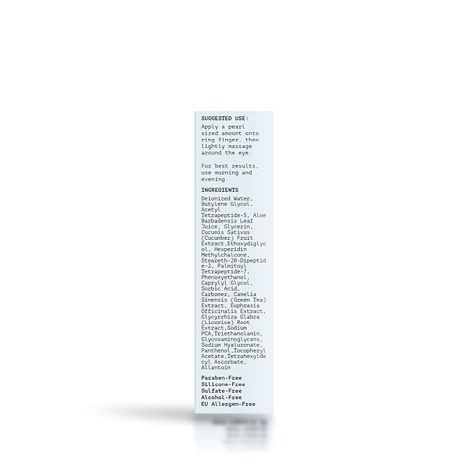 Vernal Anti Wrinkle Eye Cream - Vitamin C and Hyaluronic Acid Infused Collagen Eye Cream, Dark Circle Depuffing Eye Bag Cream for Dark Circles, Puffiness, Under Eye Bags, Crows Feet & Fine Lines