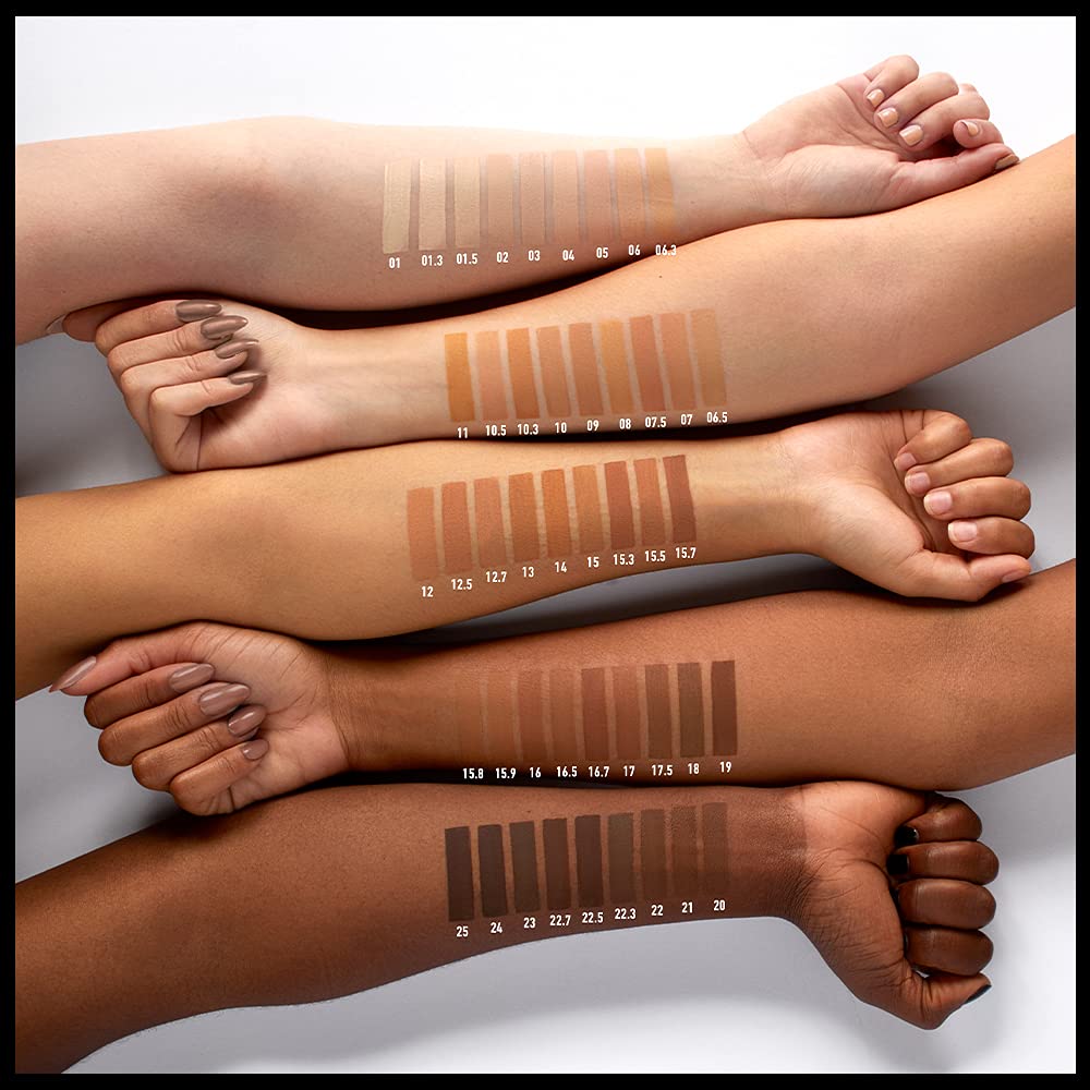 NYX PROFESSIONAL MAKEUP Can't Stop Won't Stop Foundation, 24h Full Coverage Matte Finish - Deep Sable