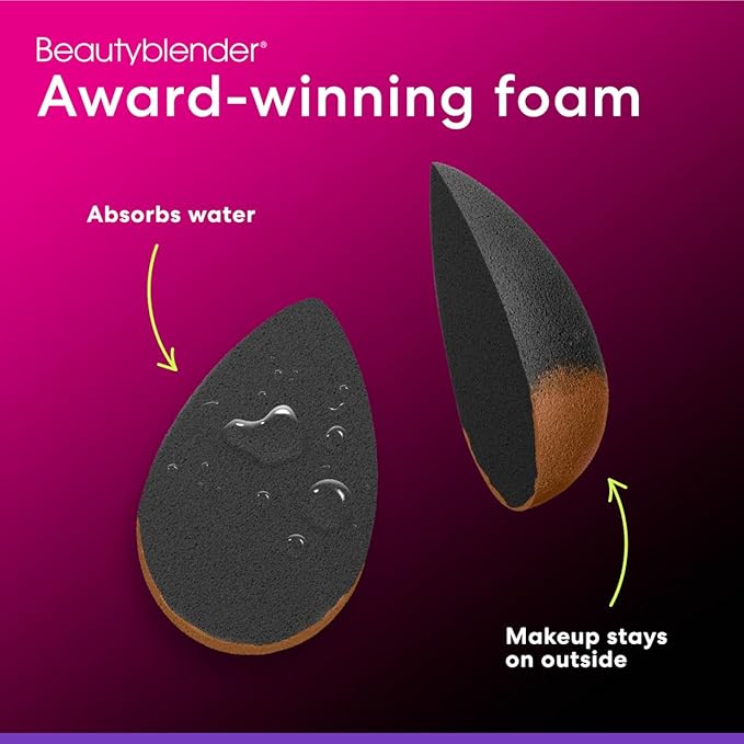Beautyblender® | Pro Blender Makeup Sponge | Blend Liquid Foundations, Powders and Creams | Streak Free Application | Vegan, Cruelty Free | Made in USA