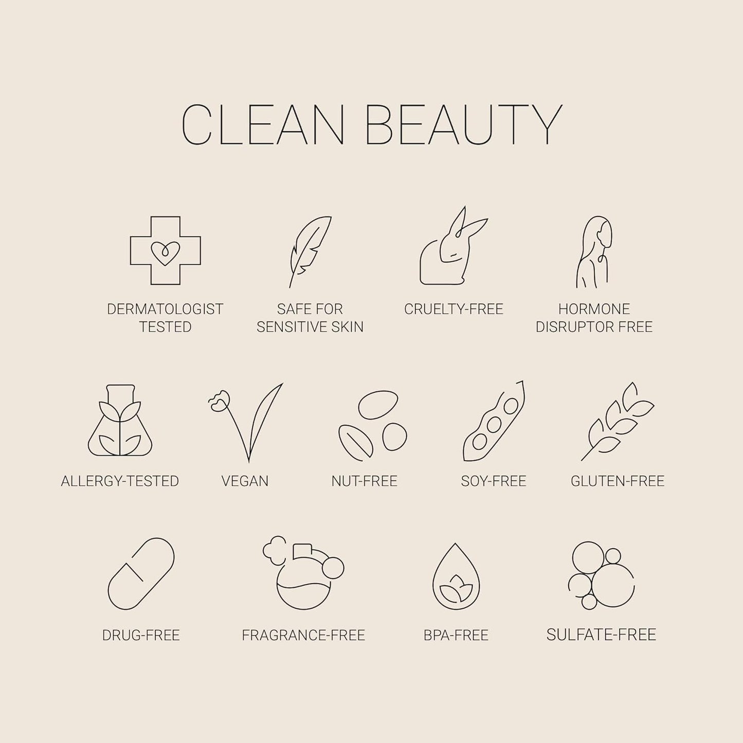 Long-Lasting Lightweight Foundation & Brush Duo | Cruelty-Free, Fragrance-Free, Buildable, Transfer-Proof Makeup (Almond)