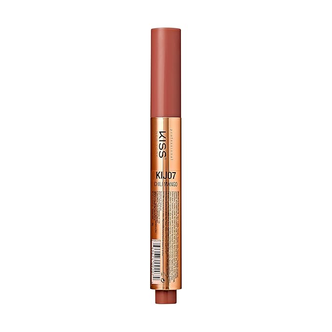 KISS NEW YORK Professional Melting Jelly Lip Balm, High Shine & Moisturizing Lip Stick, Long Lasting, Plumping Effect Look, Non-Sticky & Not Cakey, Easy Application & Natural Coverage (Chili Mango)