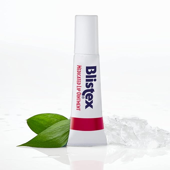 Blistex Medicated Lip Ointment, 0.21 Ounce Tube, Pack of 24 – Relieves Cold Sores & Helps Heal Dry Chapped Lips, Pain Relief from Lip Sores & Blisters, Healing Ointment