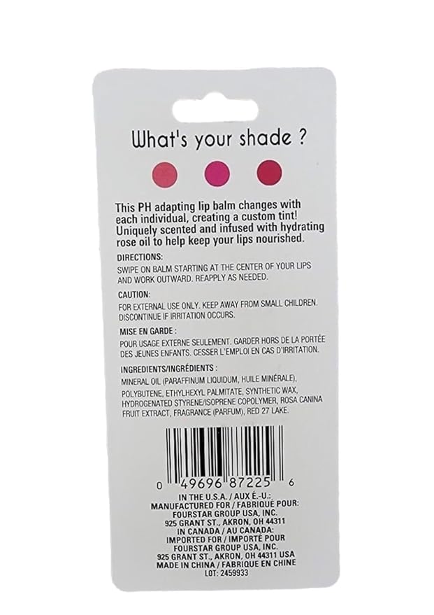 Tinted Rose Oil Lip Balm in Clear