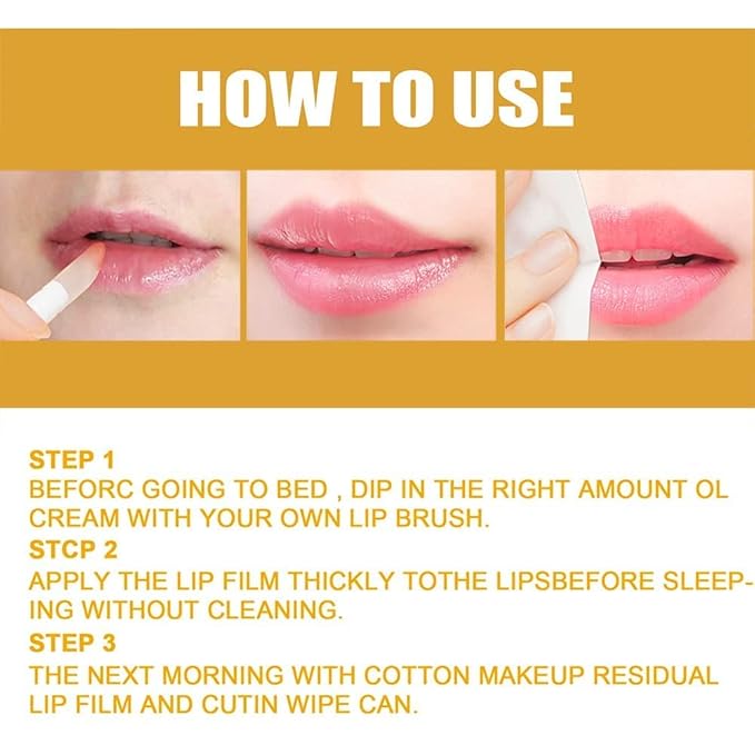 Bee Balm Lip Balm Honey Pot, 2 PCS Strawberry & Honey Lip Masks Hydrating Prevention Dry and Cracked Lip Scrubs Exfoliator