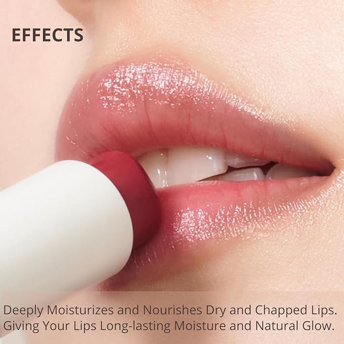 All Day Essential Tinted Lip Balm 05 Berry Fig | Natural Gloss Balm, Moisturizing Lip Care, Deep Nourishing Plant-Based Chapstick, Lasting Hydration Lip Butter for Dry Cracked Chapped Lips