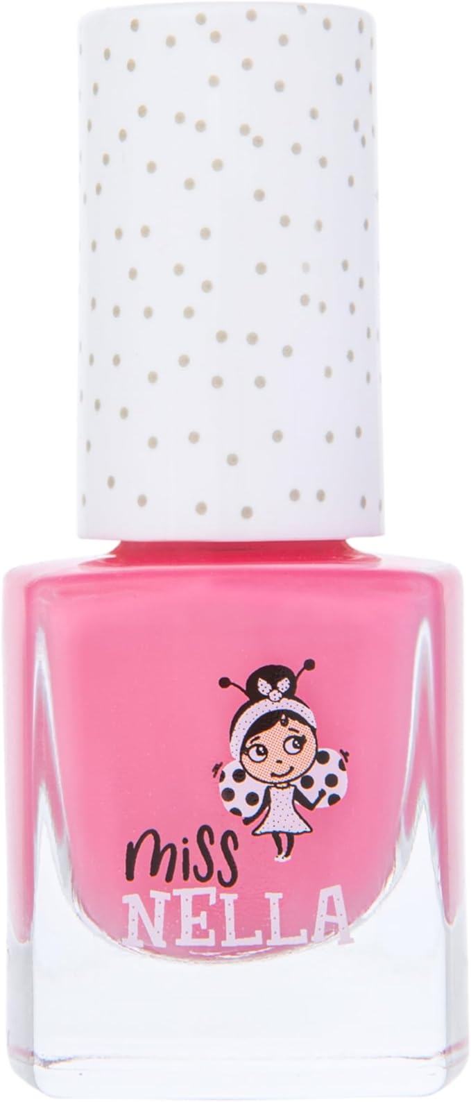 MISS NELLA Kids Makeup & Nail Polish Set for Little Girly Girls, Safe and Fun Gift - Hypoallergenic, Dermatologically Tested Kid-Friendly, Non-Toxic, Cosmetic Bag Included – Special Edition