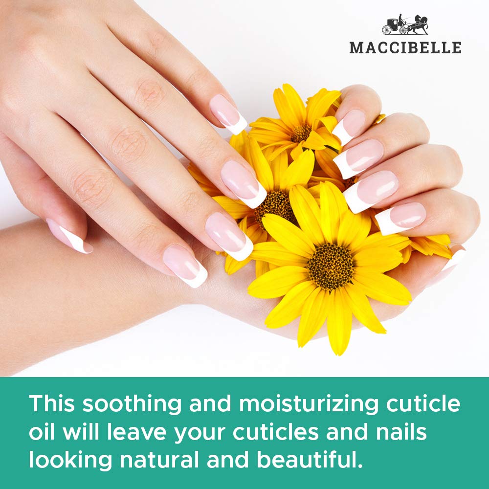 Maccibelle Cuticle Oil For Nails Refill size for Dry Cracked Cuticles (8 Ounce, Pineapple)