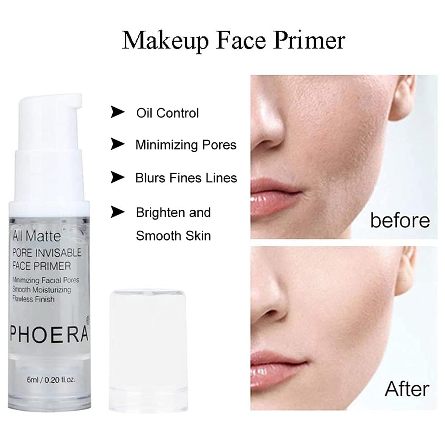 PHOERA Foundation,3 PCS Contour Stick Makeup Kit, Shades with Highlighter Stick, Blush Stick and Bronzer Contour Stick for Sculpt the Cheeks (101+102+ Fair Contour/Porcelain+ Nude+#01,#08,#13)