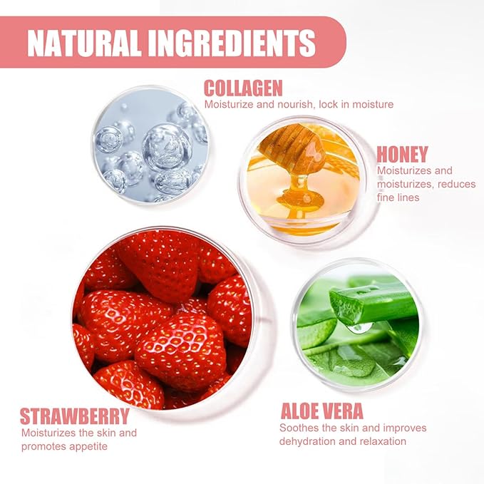 2 Pcs Apple Lime & Watermelon Lip Balm, Honey Strawberry Lip Mask Overnight, Moisturizing Lip Sleeping Mask, Hydrate Repair Prevent Dry Cracked Lip Exfoliator (Apple Lime+Watermelon)