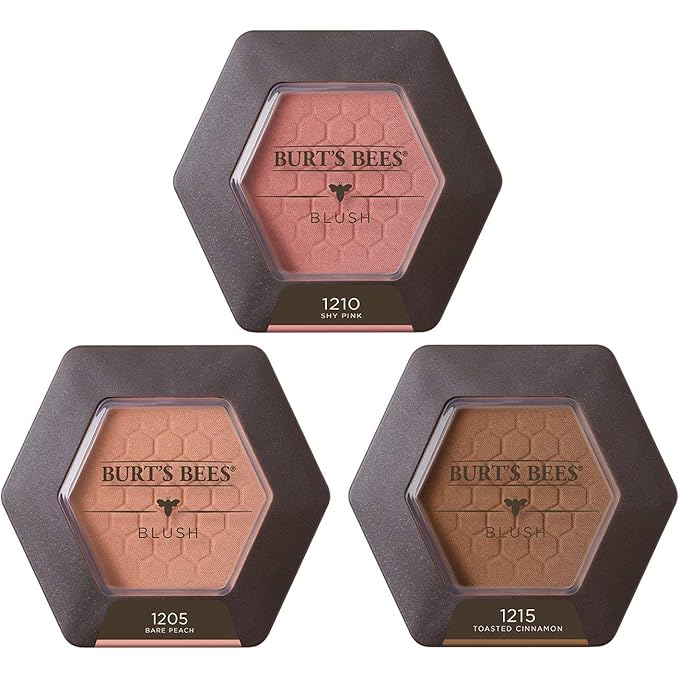 Burt's Bees 100% Natural Origin Blush with Vitamin E, Toasted Cinnamon - 0.19 Ounce