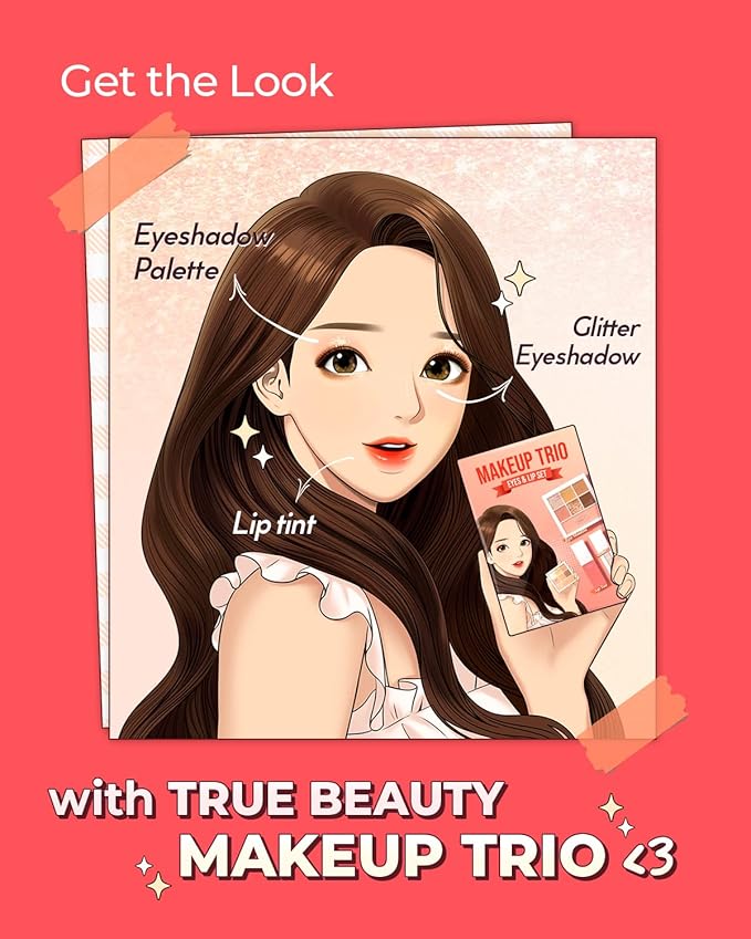 AMTS x True Beauty Edition - Some Sweet EyeShadow Makeup Palette | Matte Shimmer Metallic, Long Lasting, Cheek blush, All My Things, K Beauty, Pink Gold makeup