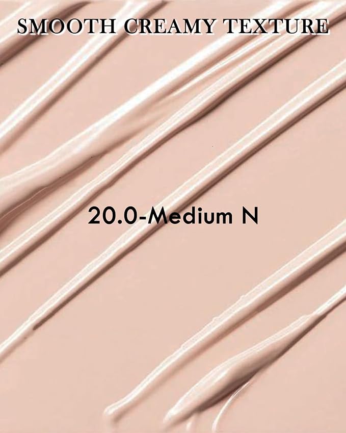 2 PCS Under Eye Concealer Full Coverage, Waterproof Color Correcting Concealer All Day Coverage Dark Circles, Puffiness, Redness, Lightweight Cream Foundation Brightener, Natural Matte Finish, Medium