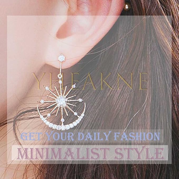 Cross Chain Cuff Earrings Silver Cross Dangle Chain Earrings Long Crucifix Drop Earrings Religious Ear Cuff Wrap Chain Earrings Jewelry for Women and Girls