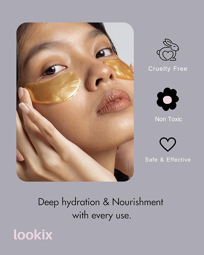 Under Eye Patches for Dark Circles and Puffiness - (15 pairs) Collagen Eye Masks with Natural Extracts for Wrinkle Reduction, Puffy Eyes & Eye Treatment Gels
