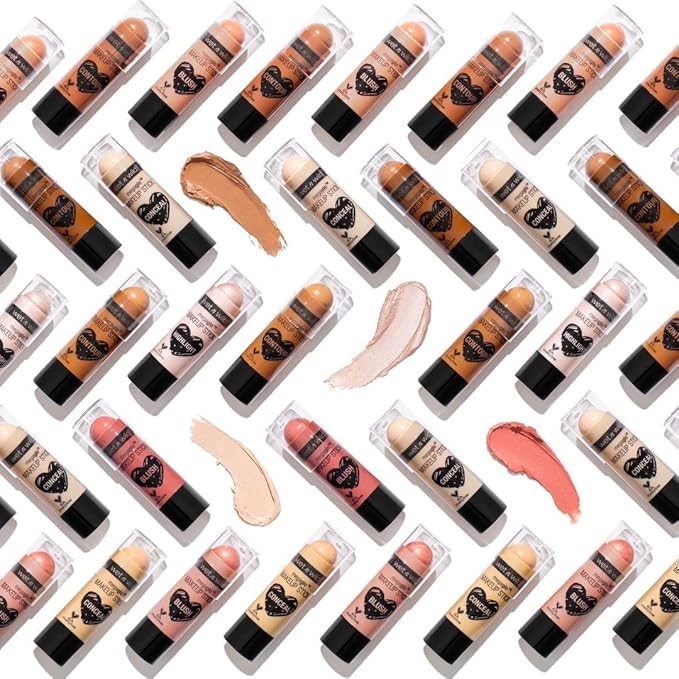 wet n wild MegaGlo Makeup Stick, Buildable Color, Versatile Use, Cruelty-Free & Vegan - Hustle & Glow