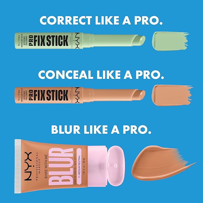 NYX PROFESSIONAL MAKEUP Pro Fix Stick Correcting Concealer, Buildable Medium Coverage Concealer Stick - Deep Walnut