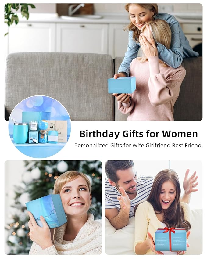 Birthday Gifts for Women, Mothers Day Gifts - Bath Relaxing Spa Gift Basket Set, Self Care Gifts Unique Anniversary Gifts Idea for Mom Women Her Best Friends Sister Wife Girlfriend Coworker Teacher