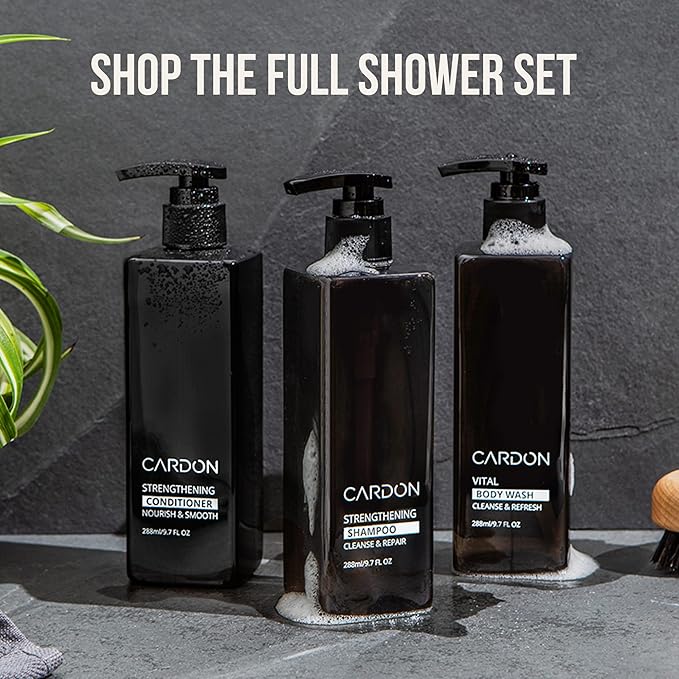 Hair Growth Conditioner for Men by CARDON, Prevent Thinning Hair and Hair Loss with Niacinamide & Vitamin B5 for healthy scalp, Korean Skin care, Deep Conditioner for dry damaged hair, (1 Bottle)