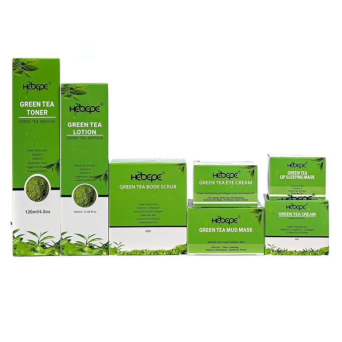 Green Tea Matcha Facial Toner Mist with Lemon, Refreshing, Moisturizing, and Soothing Face Toner, with Jojoba Oil, Castor Oil, Snail Filtrate,120ml