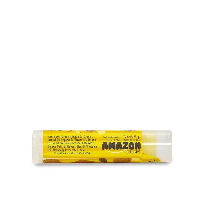 Lappy Lips Organic 100% Natural, Lip Balm Chap stick for Kids, Toddlers (4 flavors) - Organic Essential Oil - for Dry Chapped Lips to Restore and Heal and Make Kids Happy