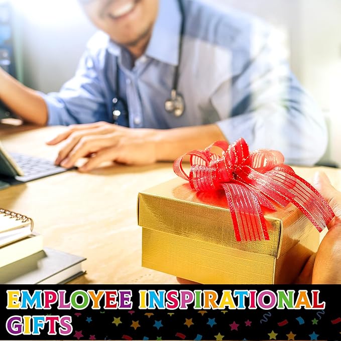 100 Pack Employee Appreciation Gifts Bulk Lip Balms Favors Bulk Small Thank You Gifts Team Appreciation Inspirational Gifts for Women Men Coworkers Staff Teachers Nurses