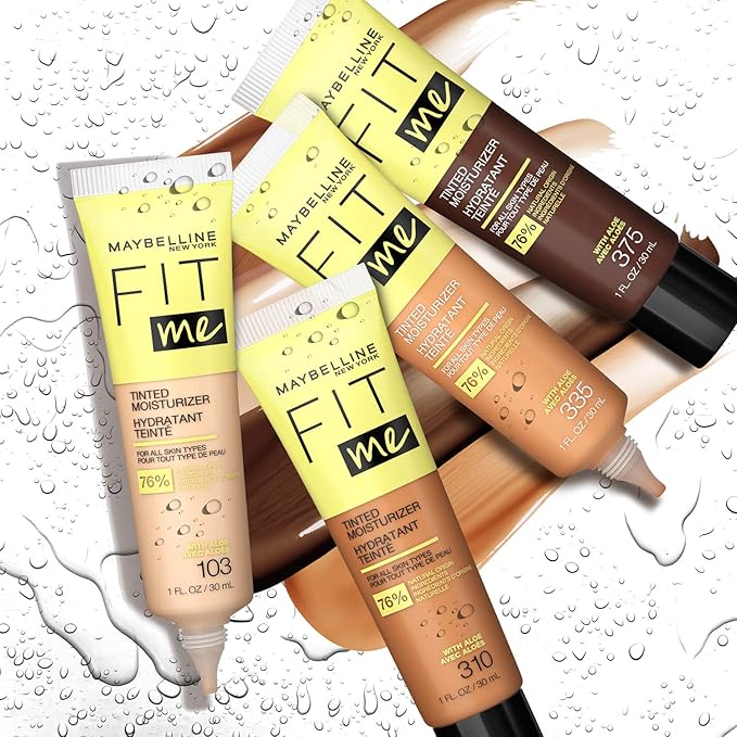 Maybelline New York Maybelline Fit Me Tinted Moisturizer, 355, 1 Fl. Ounce ., 355, 1 fluid_ounces (Pack of 2)
