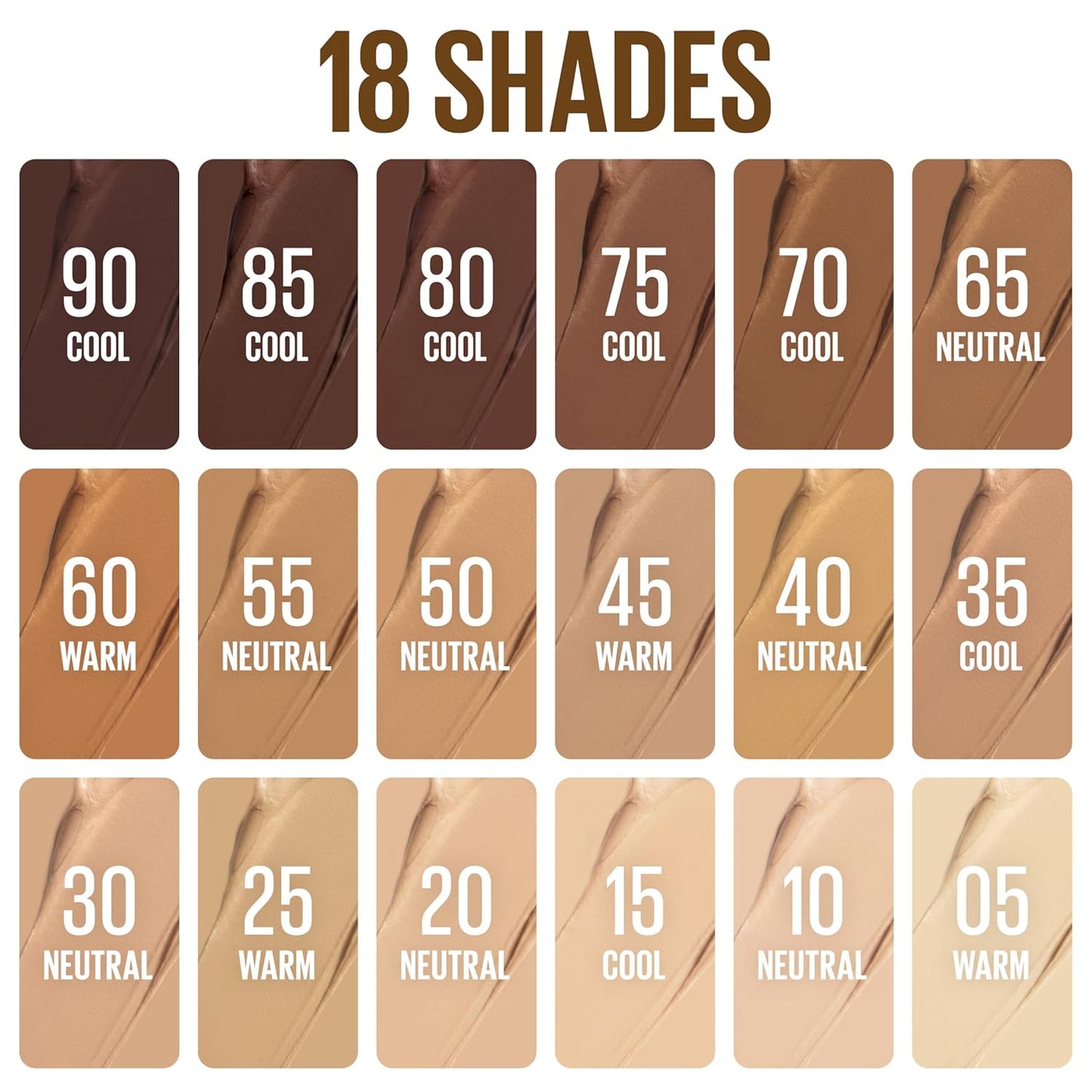 Maybelline Lifter Stix Multi-Use Face Stick - Contour, Bronzer, Concealer and Foundation Stick, All-In-One Creamy Face Makeup with Cranberry Seed Oil, 35, 1 Count