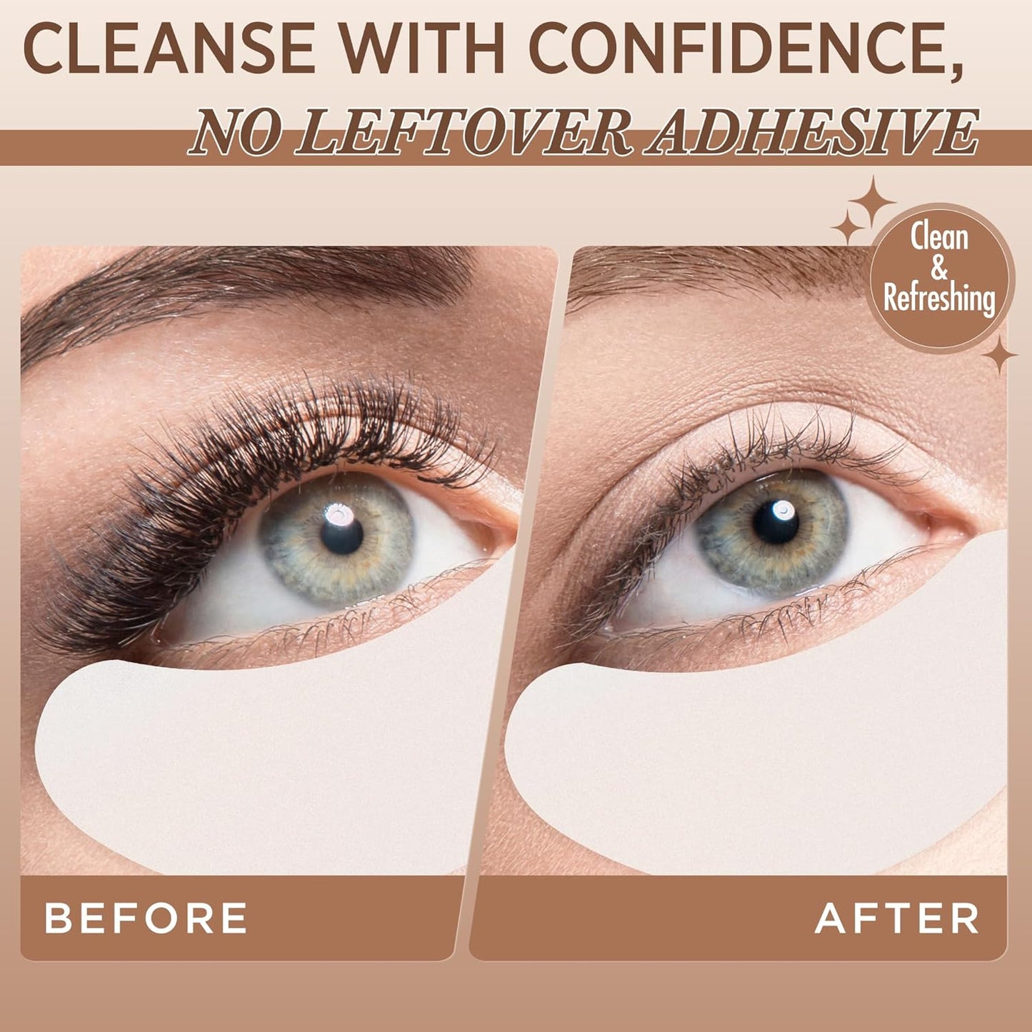 LASHVIEW Eyelash Extension Remover Cream, Gentle Eyelash Glue Remover Low Irritation for Sensitive Skin Gel Texture 10g