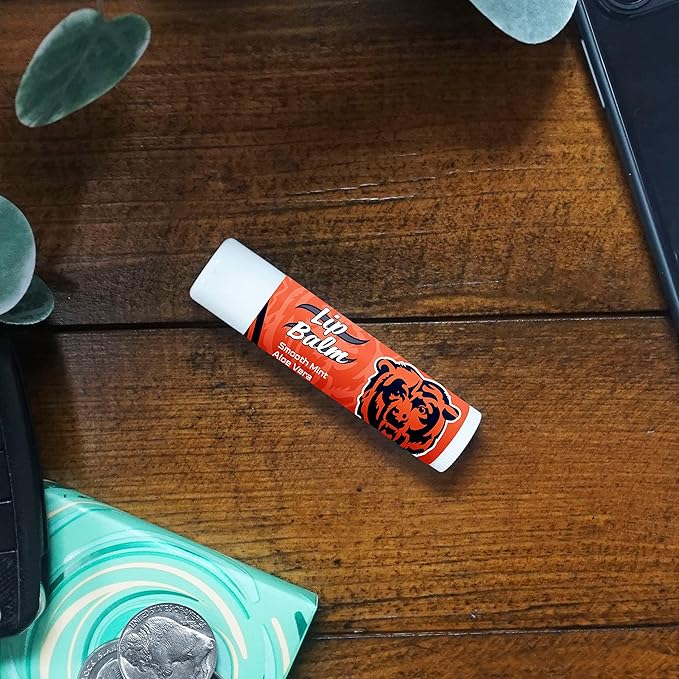 FANMATS 34628 Chicago Bears Smooth Mint SPF 15 Lip Balm