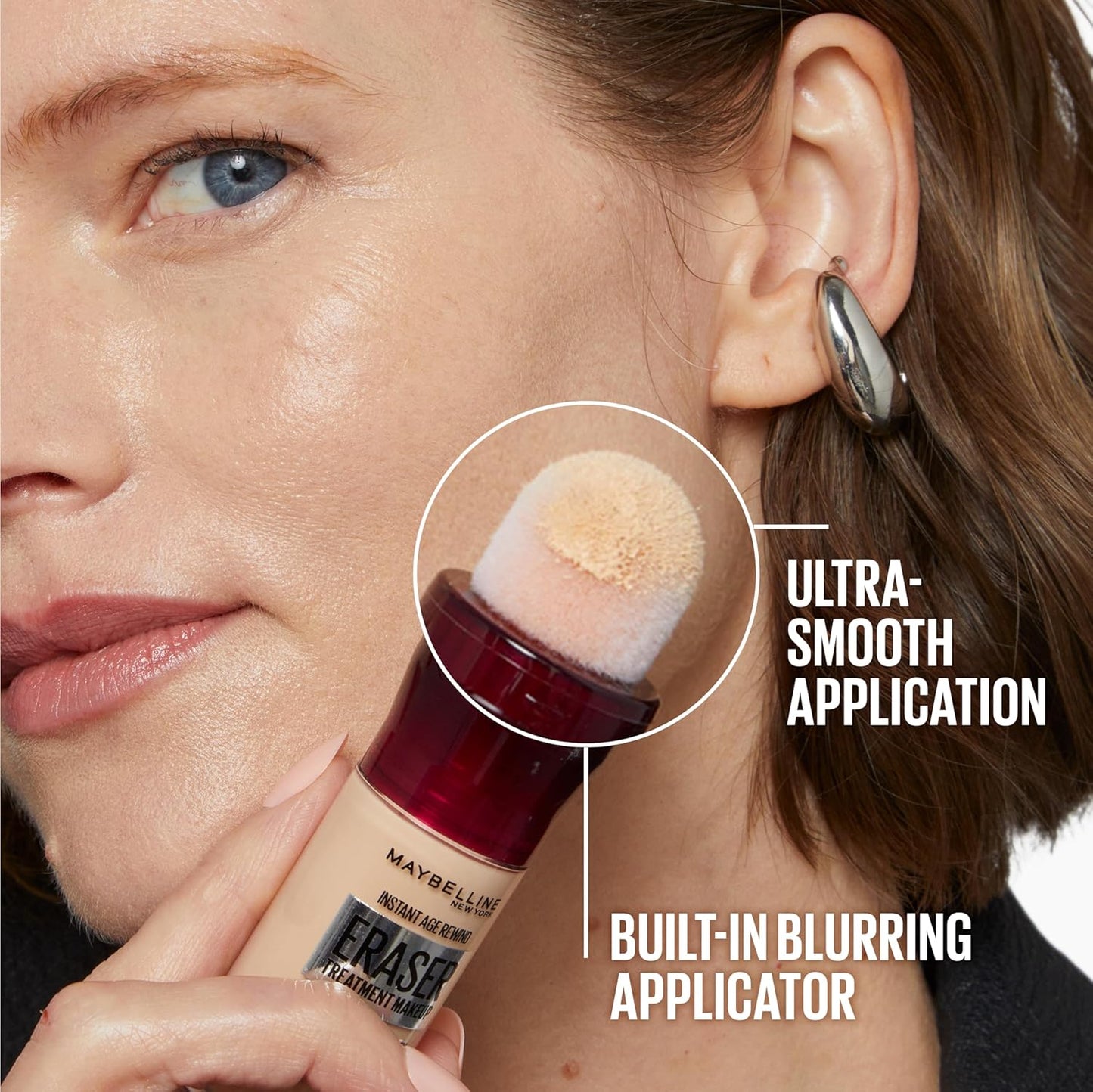 Maybelline Instant Age Rewind Eraser Foundation with SPF 20 and Moisturizing ProVitamin B5, 355, 1 Count