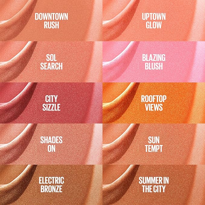 Maybelline Sunkisser Multi-Use Liquid Blush and Bronzer, Blendable, Longwear, Glowy Make Up, Sol Search, 1 Count