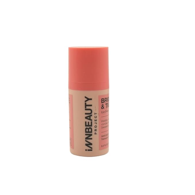 iNNBEAUTY PROJECT Bright & Tight Dark Circle Firming Eye Cream with Vitamin C & Peptides 0.5 oz / 15 mL