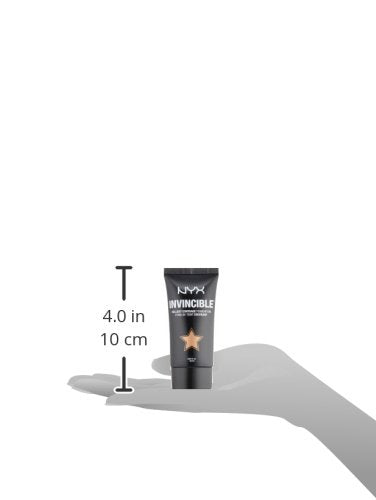 NYX Professional Makeup Invincible Fullest Coverage Foundation, Tan, 0.85 Ounce