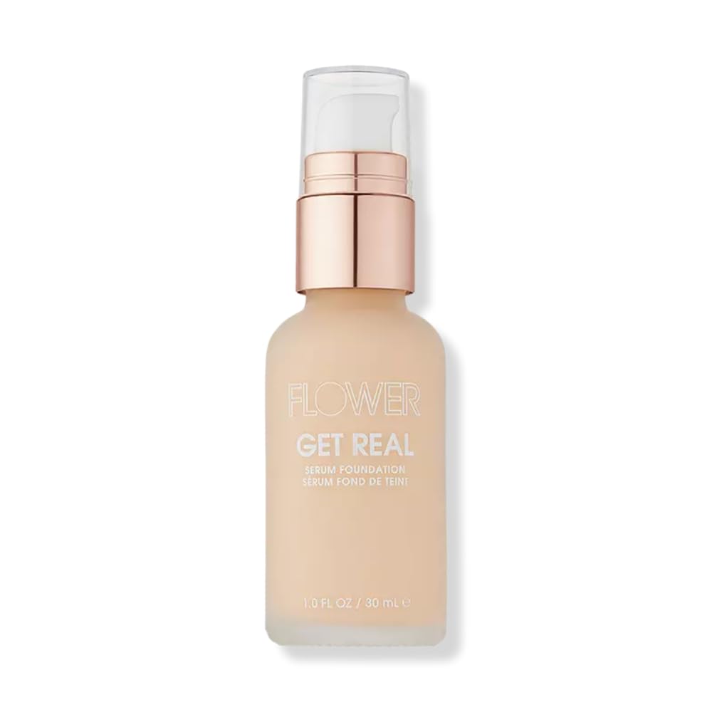 FLOWER BEAUTY Get Real Serum Foundation - Shell, 1 ea
