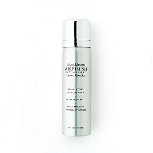 Jerome Alexander MagicMinerals AirFinish Setting Spray, Long-lasting Finishing Spray, Weightless-feel, Flawless, Matte Coverage