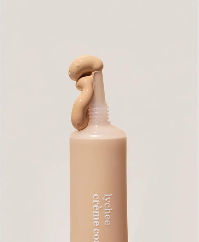 Ere Perez - Natural Lychee Crème Corrector | Vegan, Cruelty-Free, Clean Beauty (Dos – Honey Beige, 0.33 oz | 10 ml)