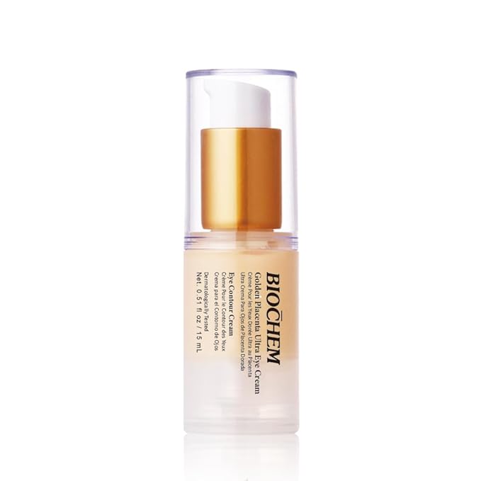 Golden Placenta Ultra Eye Cream - 0.51 fl oz / 15 ml, Luxury Eye Contour Treatment for Wrinkles and Dark Circles