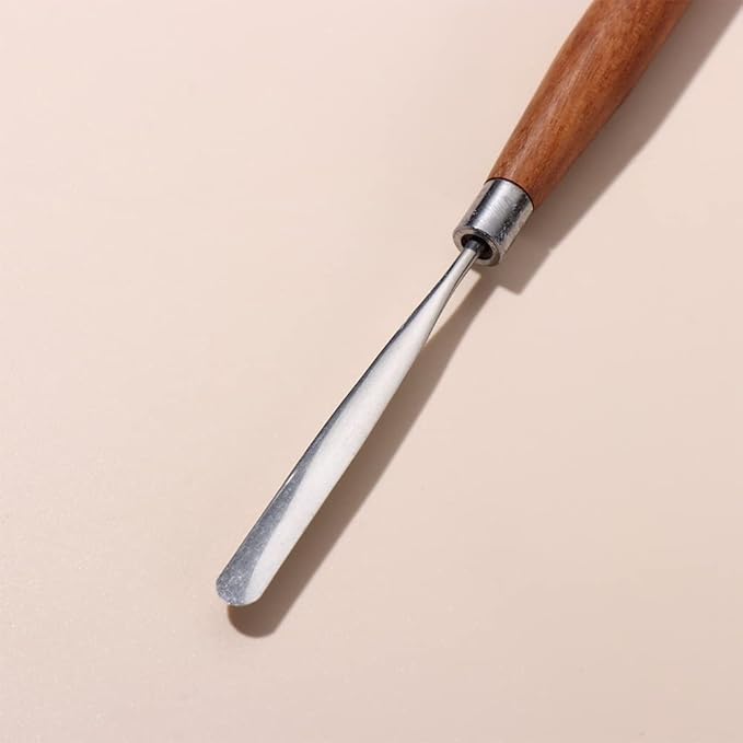 Stainless Steel Nail Art Spatula Cosmetic Makeup Palette Spatula Spoon Cream Stirring Rod Mixing Tool Manicure Accessories For Women