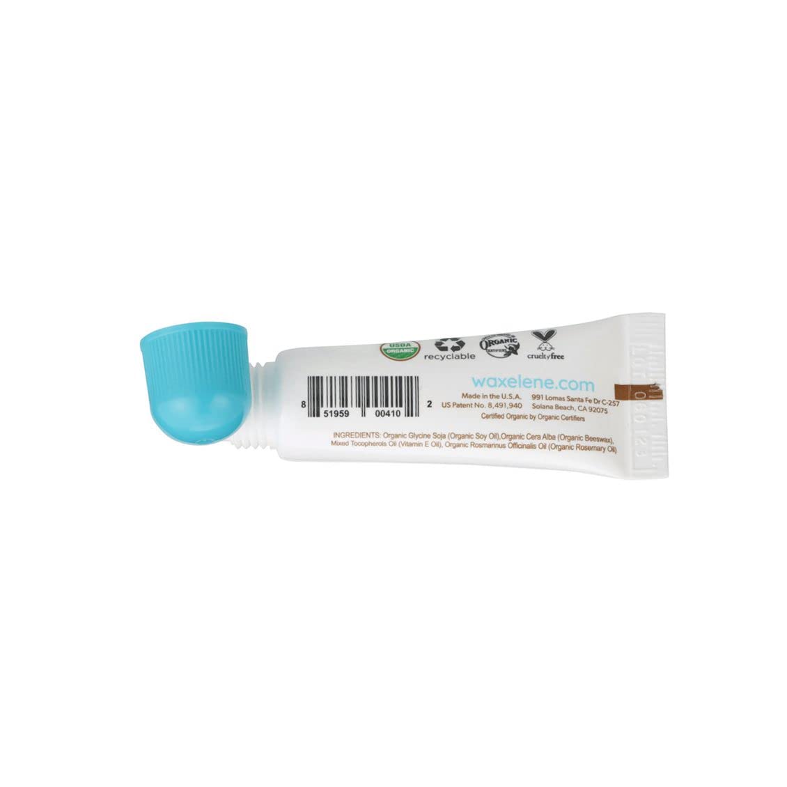 Waxelene Multi-Purpose Ointment, Organic, Lip Tube, Single